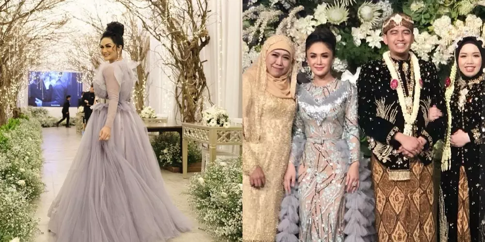 Beda gaya Yuni KD kondangan © Instagram Beda gaya Yuni KD kondangan © Instagram