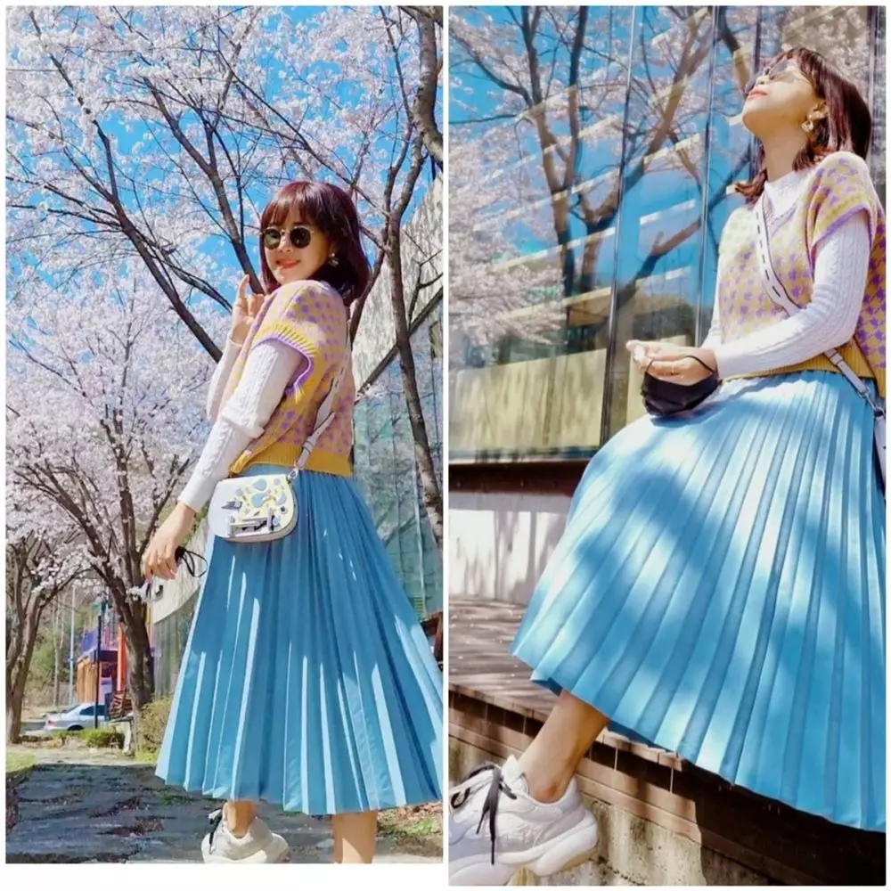 gaya seleb musim semi istimewa