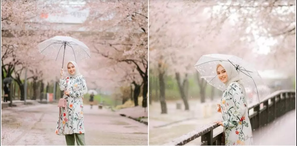 gaya seleb musim semi istimewa