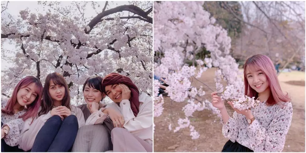 gaya seleb musim semi istimewa