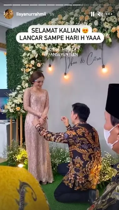 lamaran Ifan dan Citra Monica © berbagai sumber lamaran Ifan dan Citra Monica © berbagai sumber