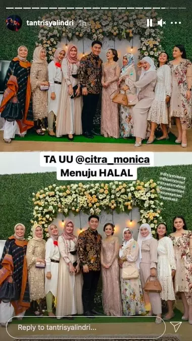 lamaran Ifan dan Citra Monica © berbagai sumber lamaran Ifan dan Citra Monica © berbagai sumber