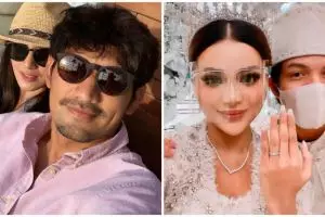 Potret selfie 9 seleb & pasangan yang menikah pada 2021, so sweet