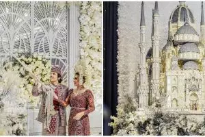 Potret kue pernikahan 5 seleb ini bak bangunan istana, megah banget