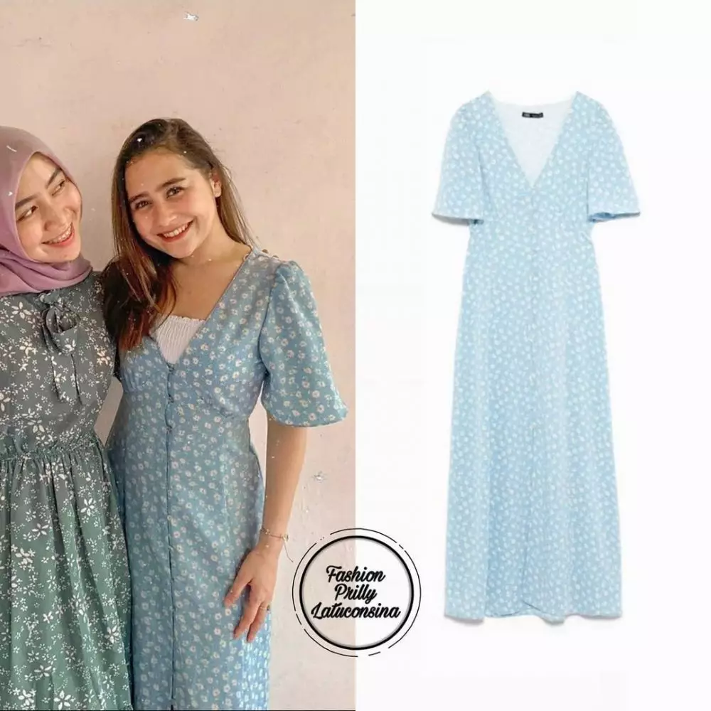 dress Prilly Latuconsina ini ditaksir di bawah Rp 500 ribu © 2021 brilio.net