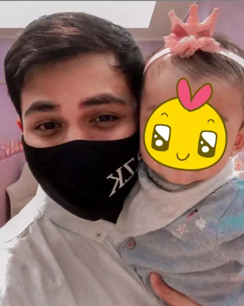 Rizky Alatas momong anak © 2021 Instagram/@@rizkyalatas