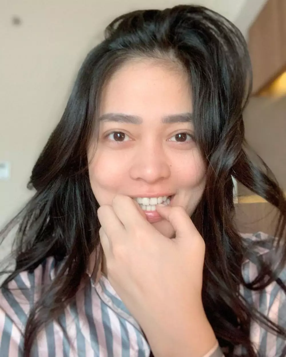 Potret Gracia Indri tanpa polesan makeup © 2021 brilio.net