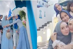 7 Potret April Jasmine bareng Geng Kinclong, selalu tampil modis