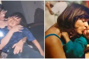 Potret masa kecil 9 seleb bareng ibu bule, parasnya bikin gemas