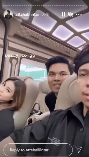 honeymoon atta dan aurel Instagram