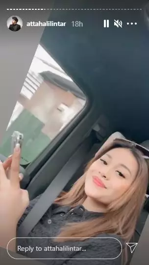 honeymoon atta dan aurel Instagram