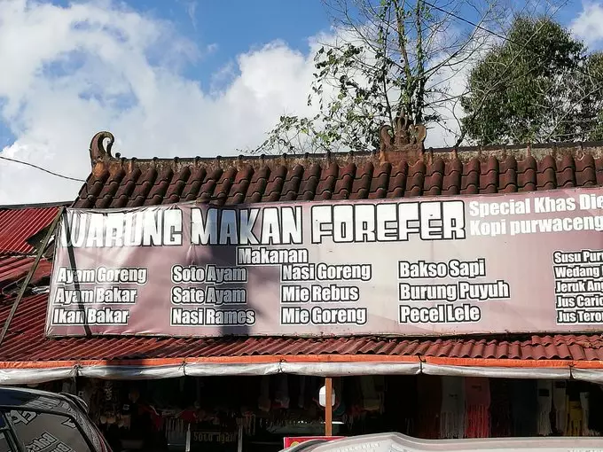 warung makan pakai bahasa Inggris © berbagai sumber