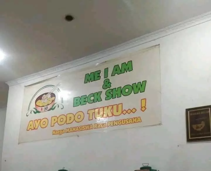 warung makan pakai bahasa Inggris © berbagai sumber