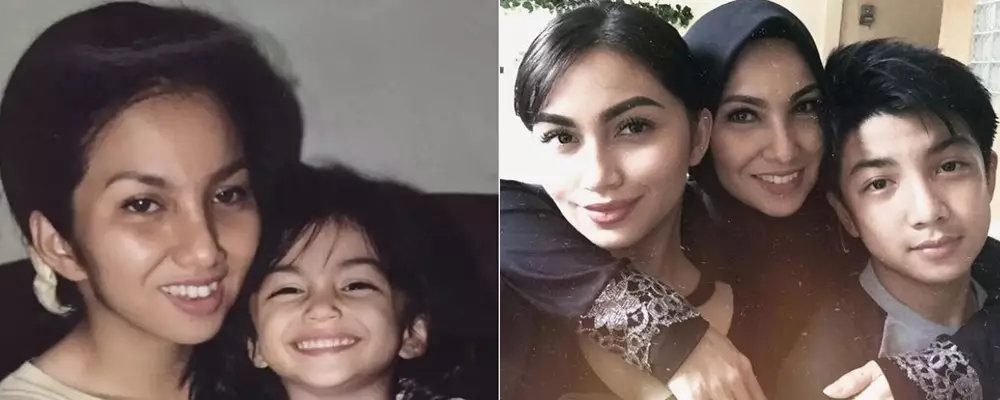 ibu seleb saat muda vs kini © Instagram