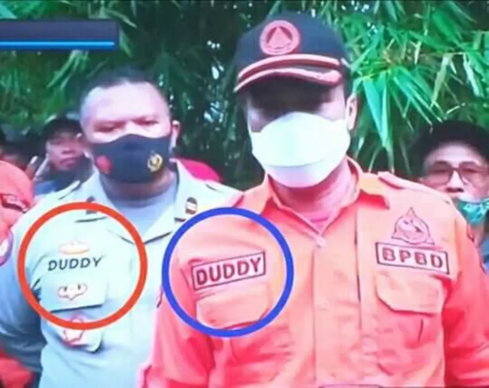 potret nametag orang © Berbagai Sumber
