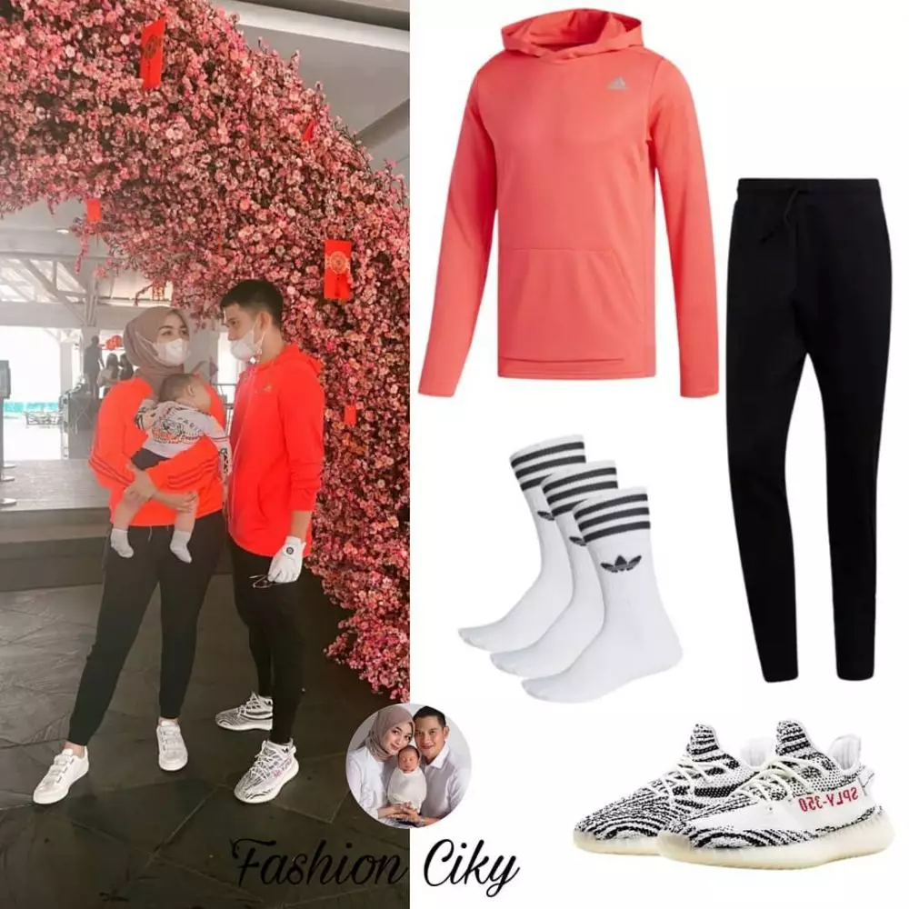 harga outfit Rezky Aditya © Instagram