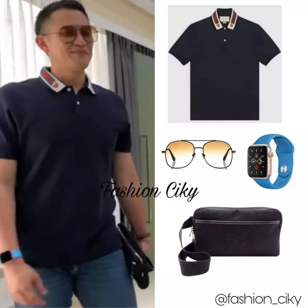 harga outfit Rezky Aditya © Instagram