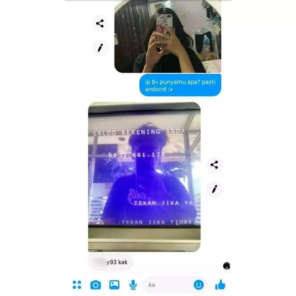 Momen pamer banyak uang © Instagram