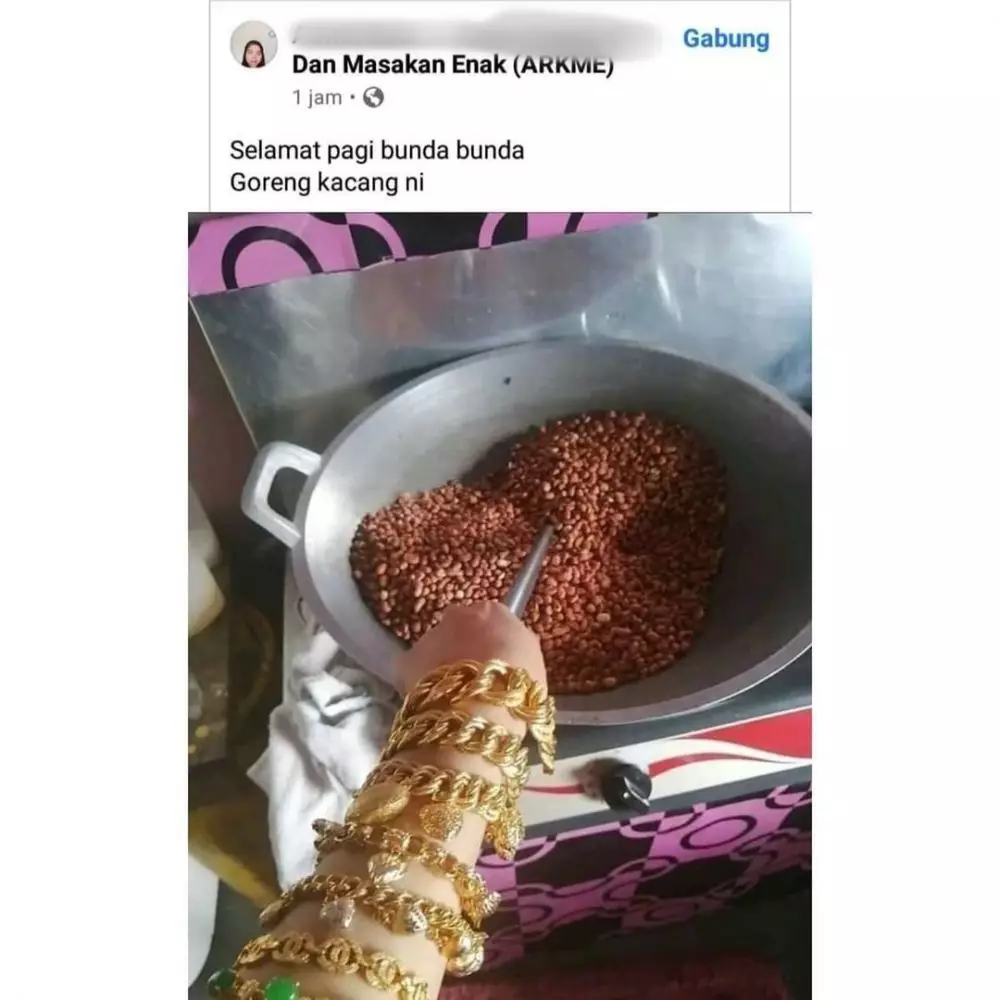 Momen pamer banyak uang © Instagram