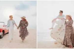 7 Momen Zaskia Sungkar dan Irwansyah buka kado untuk baby Ukkasya