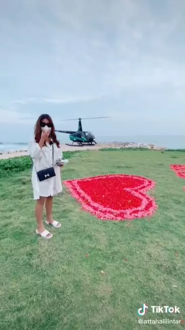 kejutan atta untuk aurel © TikTok