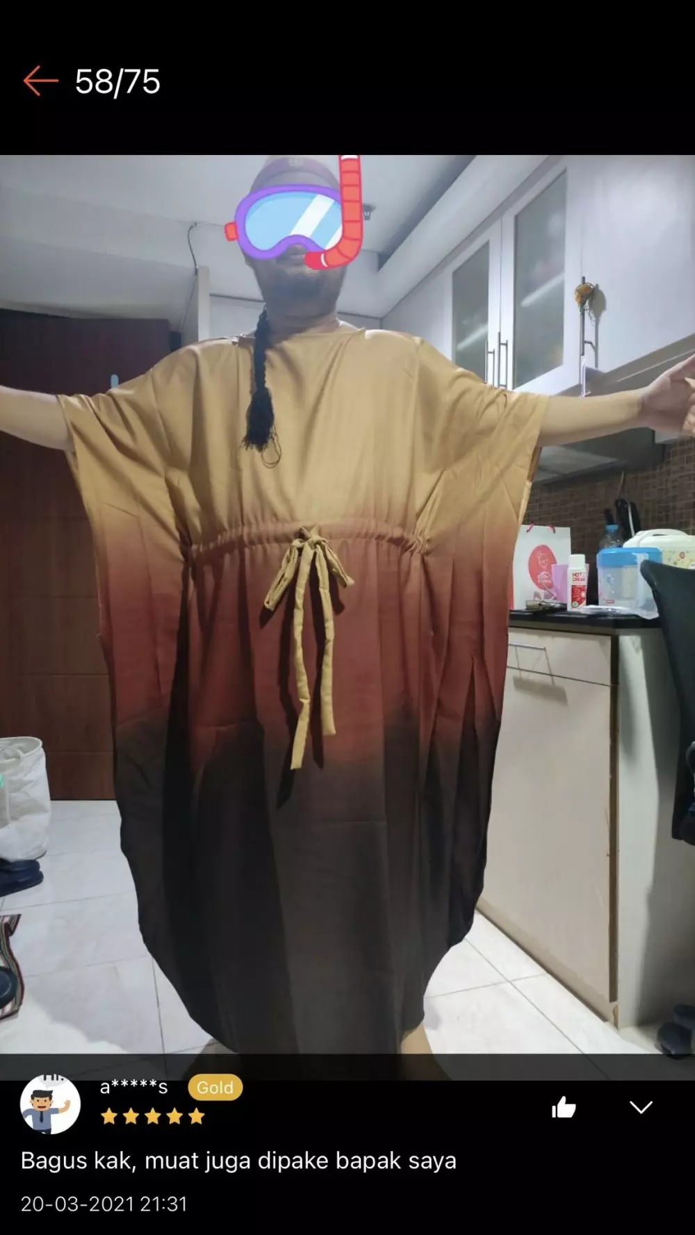 beli baju kebesaran olshop © 2021 brilio.net