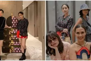 6 Momen Nagita Slavina hadiri acara brand Louis Vuitton, kece maksimal