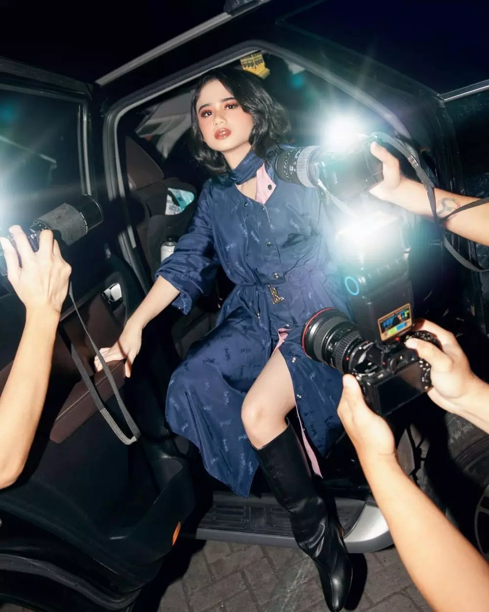 potret Tissa Biani bermakeup tebal © 2021 brilio.net