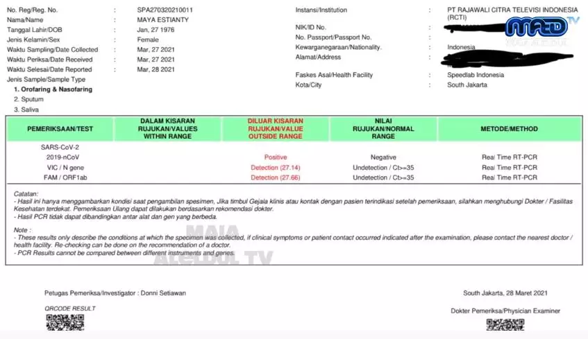 Maia Estianty positif Covid-19 kedua © 2021 brilio.net