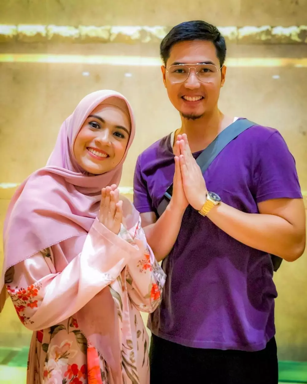 Potret Nycta Gina bermakeup tebal © 2021 brilio.net