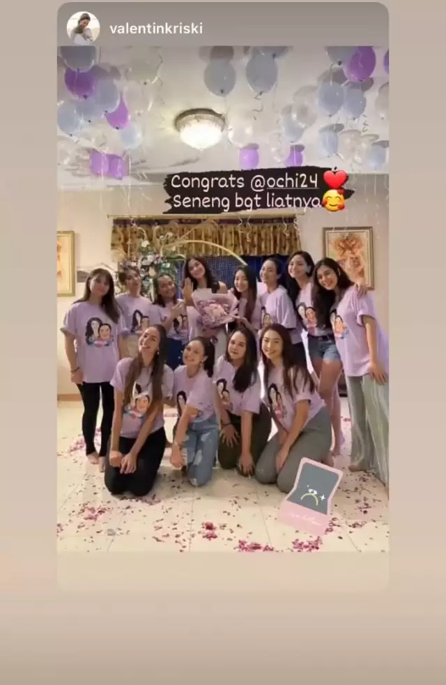 Momen Ochi Rosdiana dilamar © Instagram