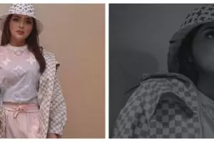 5 Potret Ashanty hadiri acara brand Louis Vuitton, gayanya swag abis