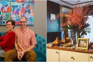 10 Penampakan rumah desainer Didiet Maulana, penuh lukisan