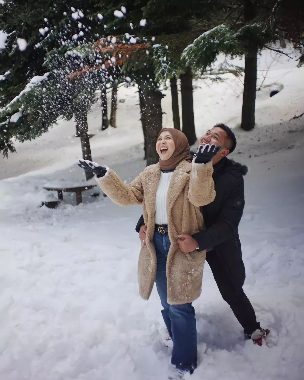 momen pasangan seleb honeymoon © instagram