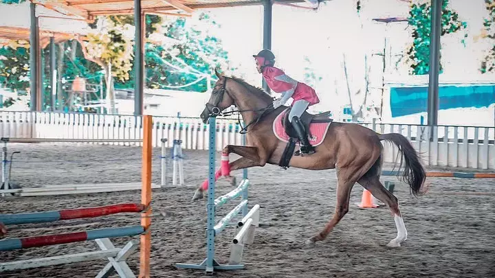 momen ria ricis saat berkuda © instagram