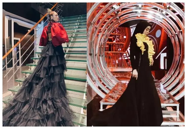 Beda gaya Lesty Kejora dan Siti Badriah di panggung © berbagai sumber Beda gaya Lesty Kejora dan Siti Badriah di panggung © berbagai sumber