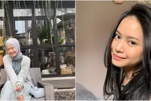 8 Potret Hanggini 'Ustad Milenial' kenakan hijab, pesonanya manglingi