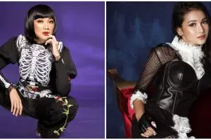 Pemotretan 10 seleb pakai outfit hitam, Natasha Wilona tampil beda