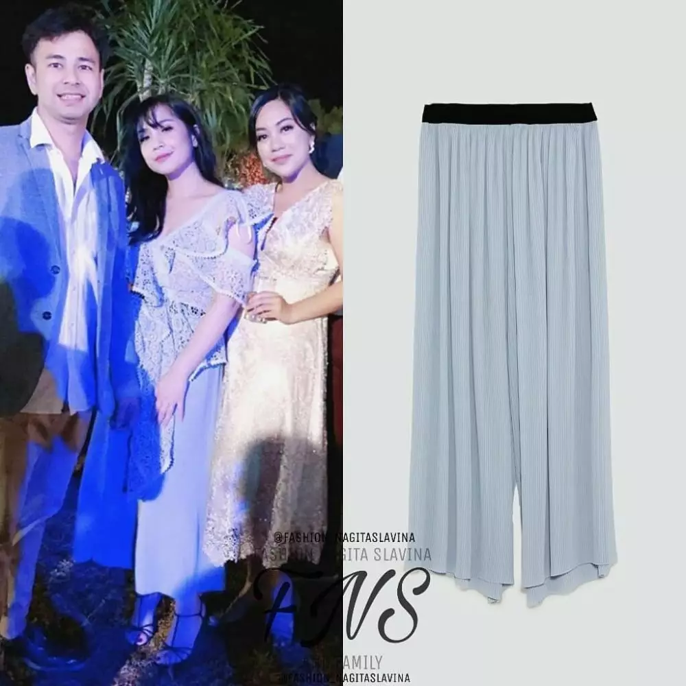 harga fashion kondangan Nagita © Instagram