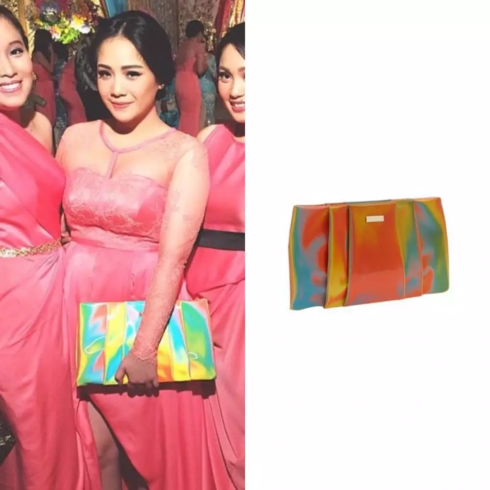 harga fashion kondangan Nagita © Instagram