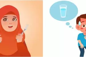 Cara agar kuat menahan haus dan lapar saat puasa, dilengkapi doa