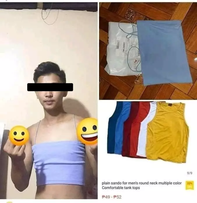 Momen cowok pamer belanjaan © Twitter Momen cowok pamer belanjaan © Twitter