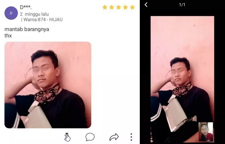 Momen cowok pamer belanjaan © Twitter Momen cowok pamer belanjaan © Twitter