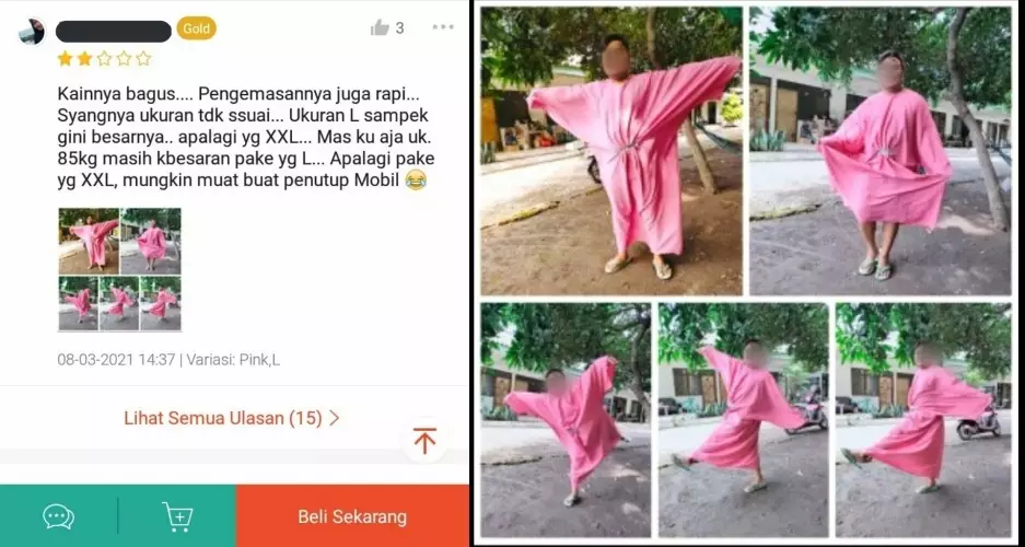 Momen cowok pamer belanjaan © Twitter Momen cowok pamer belanjaan © Twitter