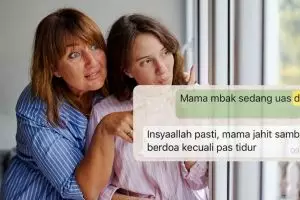 10 Chat ibu beri support ke anak ini bikin senyum lebar