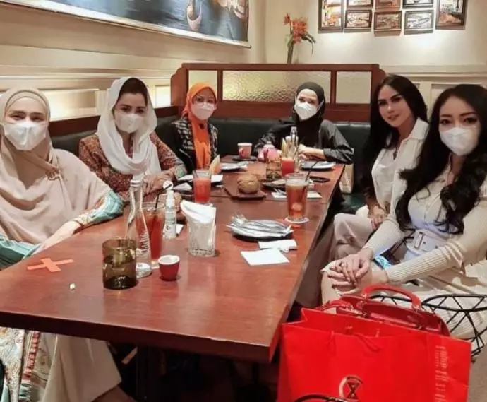 Potret Mulan Jameela dan teman anggota DPR © Instagram/@mulanjameela1