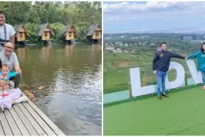 Momen 6 seleb staycation bareng keluarga kala pandemi, seru banget