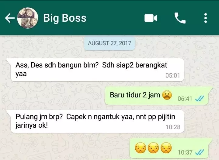 Chat lucu drama dari ayah © berbagai sumber