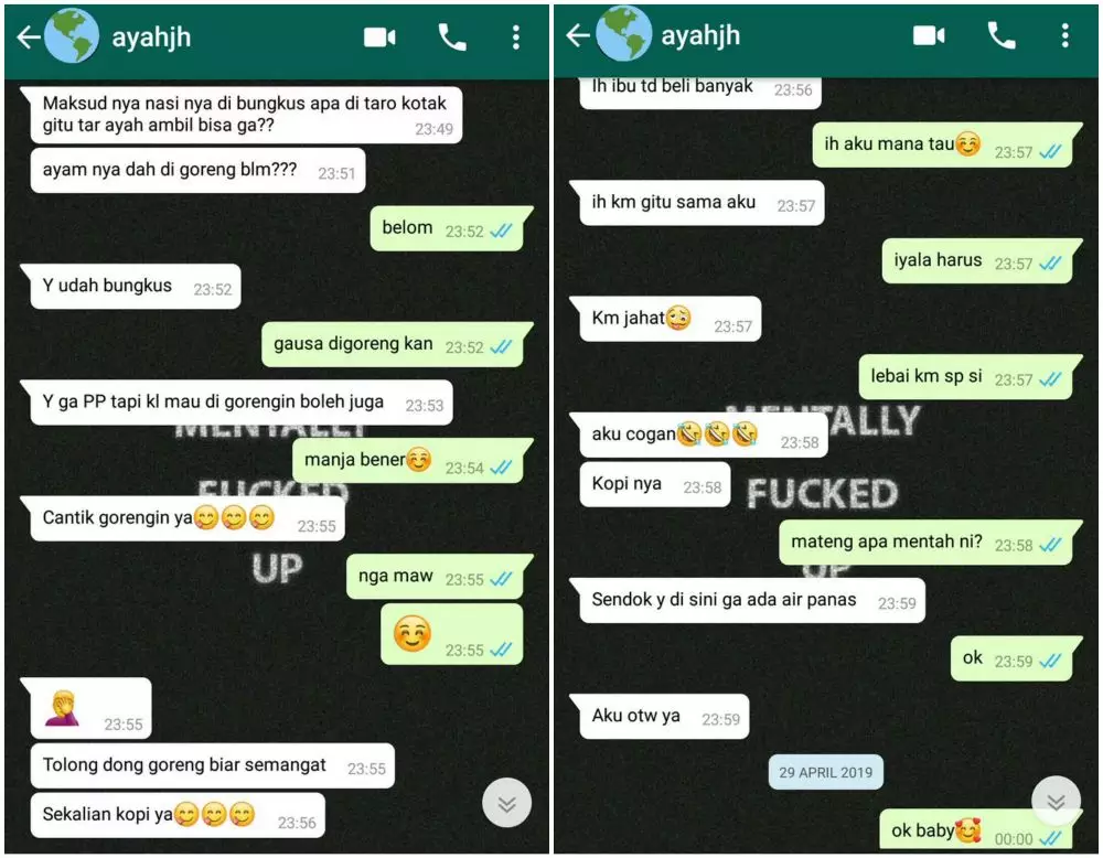 Chat lucu drama dari ayah © berbagai sumber