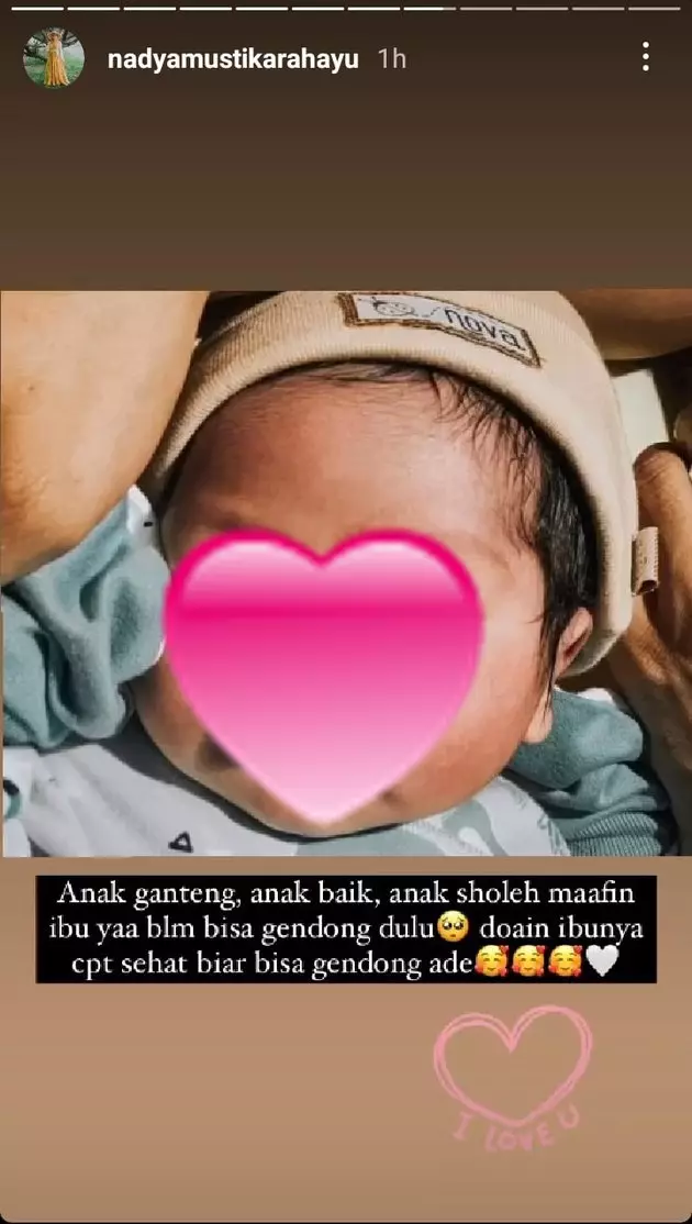 momen Rizki momong anak Instagram